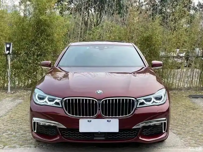 少有红色带魔毯18年宝马740li尊享m运动