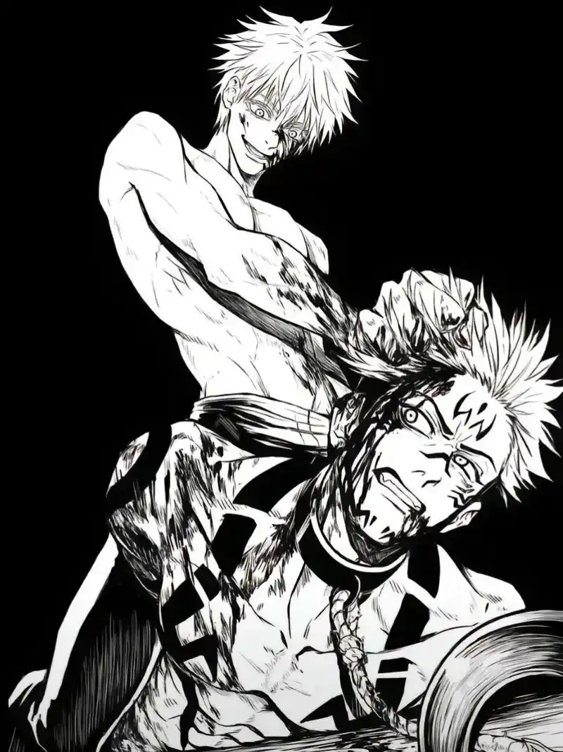 壁纸咒术回战五条腹肌 - 抖音