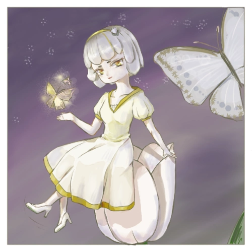 点击就看头大女娃招蜂引蝶