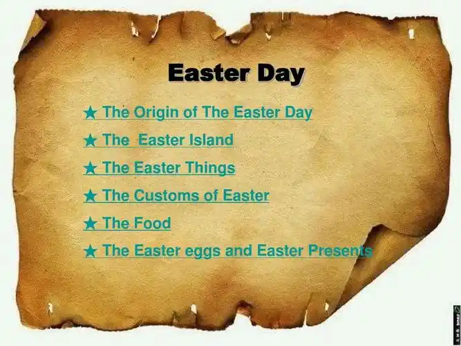 the easter eggs and easter presents