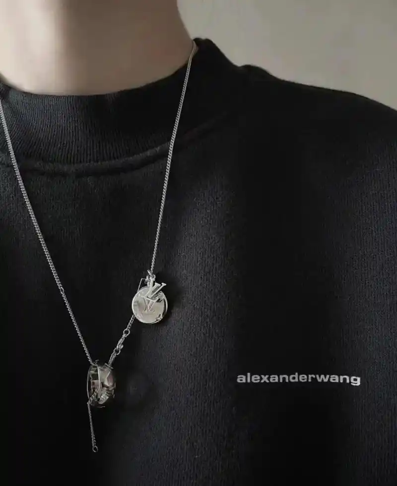 lv monogram 三合一吊坠项链.lv monogra - 抖音