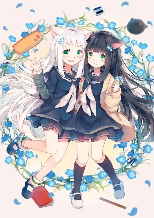 伊人浅笑醉云州采集到二次元动漫少年少女