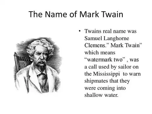 marktwain马克吐温简介