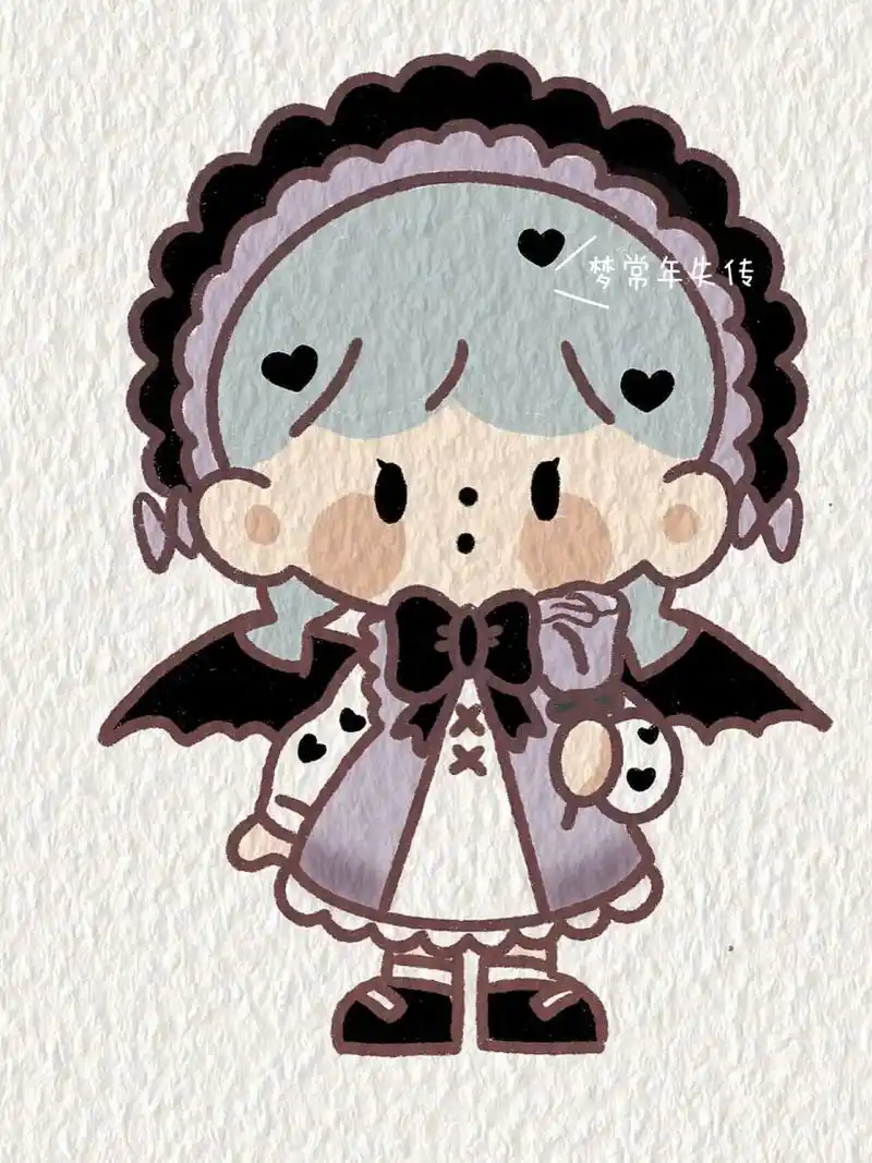 卓大王之恶魔阿卓/简笔画教程 天使阿卓和恶魔阿卓 你们更pink哪一个