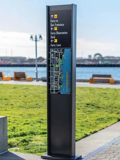 导视设计公共环境导视设计滨海导视分享