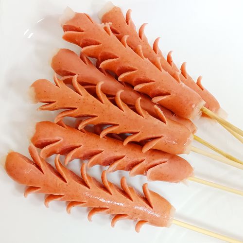 德邻麦穗肠串热狗玉米熟制开花烤肠串半成品商用香肠