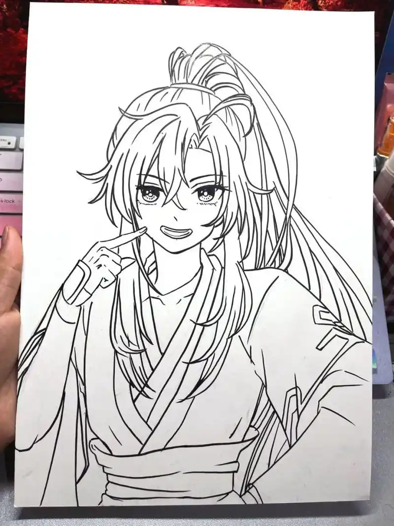 魔道魔道祖师忘羡# #魔道祖师魏无羡# #魔道祖师动漫# #简笔画# #画