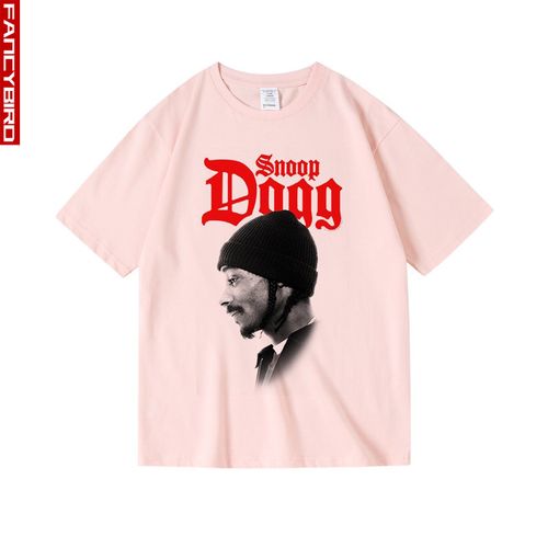 snoopdogg狗爷西海岸匪帮嘻哈说唱hiphop周边衣服纯棉t恤