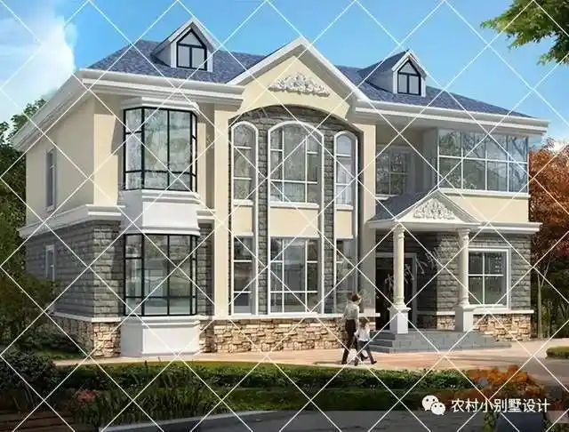 20套带八角窗设计的农村自建房别墅不仅造型好看采光也极佳