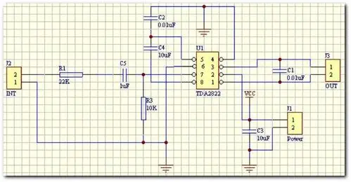 驻极体话筒接入电路