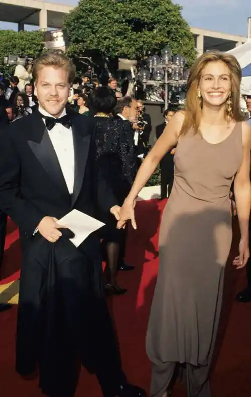 基弗·萨瑟兰和朱莉娅·罗伯茨 - 这对看似90年代的好莱坞权力情侣,在