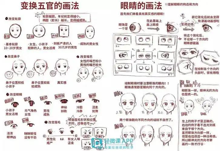 主要就是告诉大家如何绘制动漫人物脸部画法和注意的点!