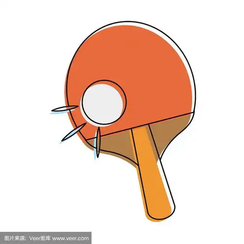 乒乓球拍和球
