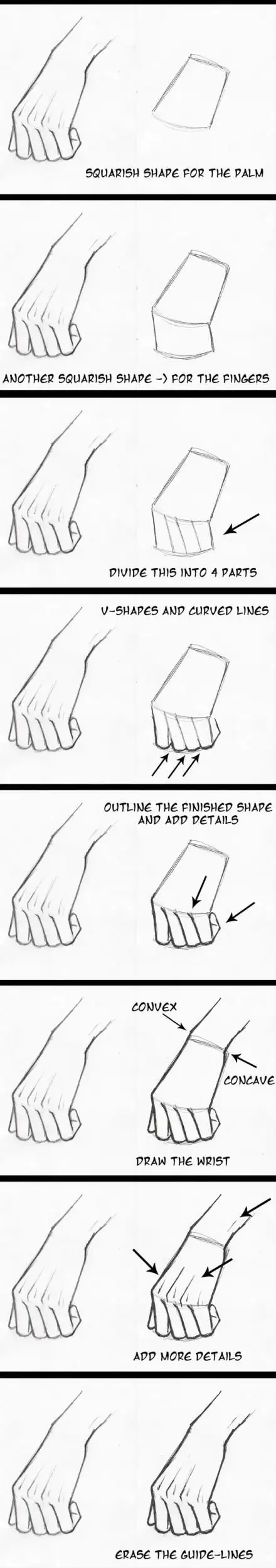 手的画法