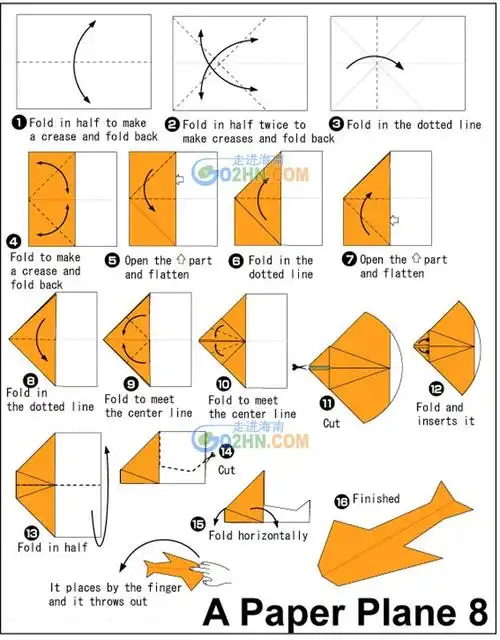 回旋镖射手,回旋纸飞机