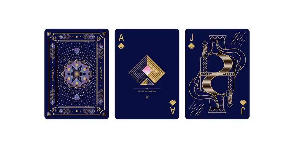 樱花主题扑克牌设计