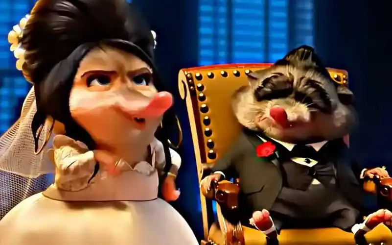 这老鼠还是个八字刘海《疯狂动物城》