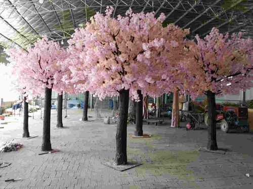 舞台道具仿真樱花梅花树装饰品桃花树植物定制室内外景观摆设批发