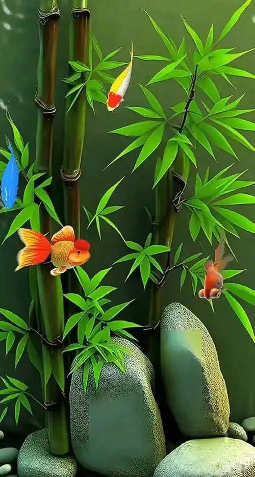 送你一组转运竹,祝您龙年走好运!