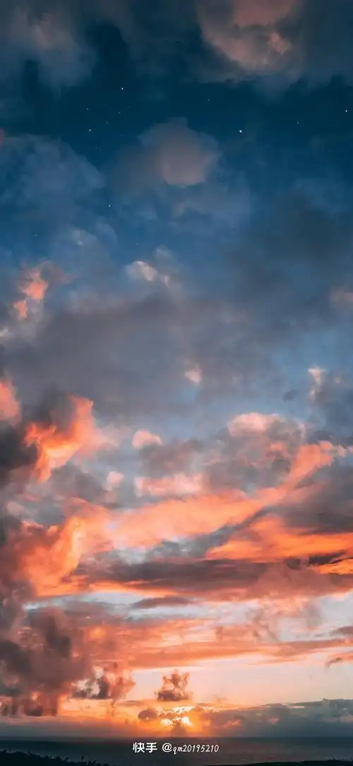 唯美一刻火烧云