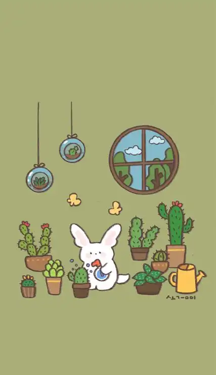 2022全新可爱治愈系的手机壁纸合集 治愈系可爱卡通皮肤真的爱了-qq