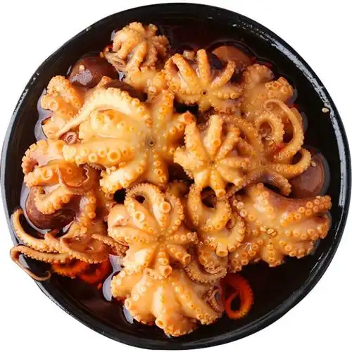 麻辣八爪鱼熟食小海鲜即食大爆头网红乌贼香辣鱿鱼章鱼八抓须罐装