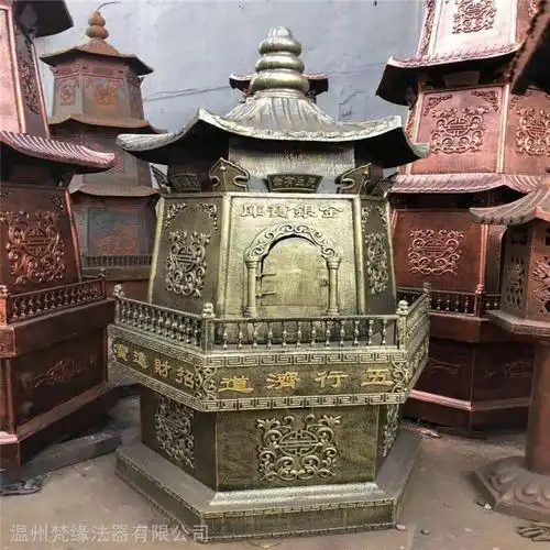 梵缘工艺多层烧纸炉宗祠祠堂寺庙焚纸炉定制化纸炉
