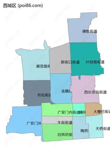 高德西城区poi数据