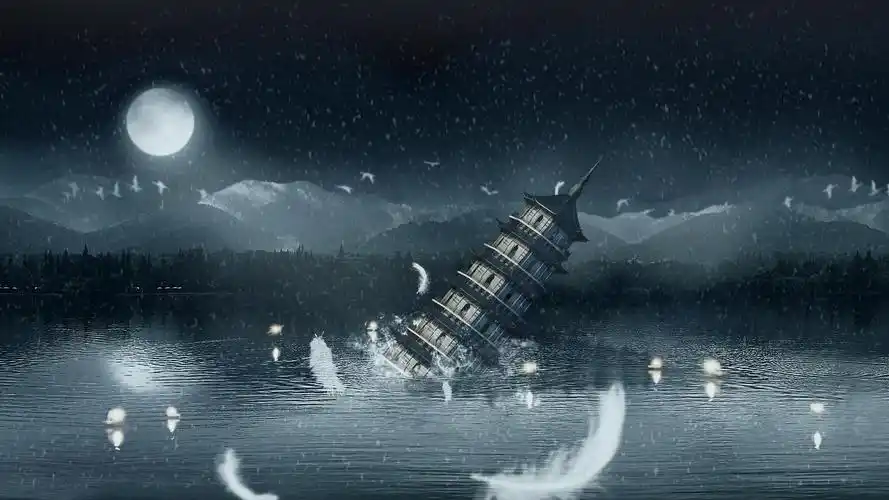 简单的古风场景合成教程 - 白塔堕天