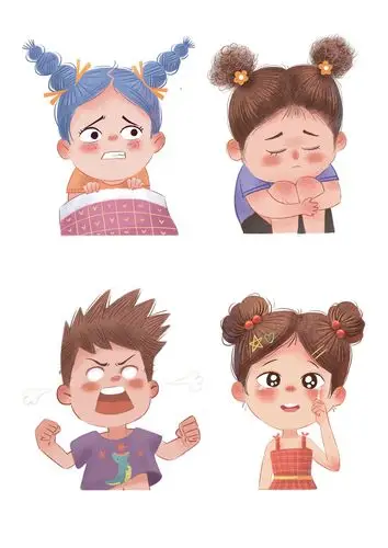 情绪表情_卡卡的糖朝__插画师作品_涂鸦王国gracg.com