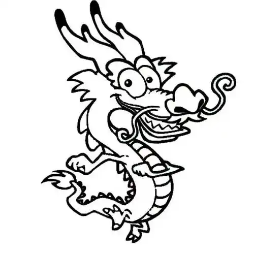 龙简笔画中国龙简笔画中国步骤