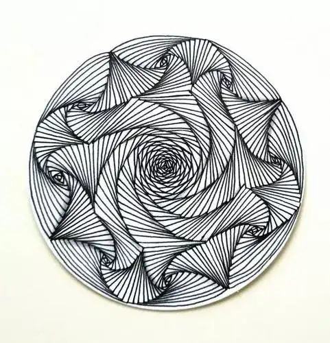 作者:蛛蛛 禅绕画(图样练习)