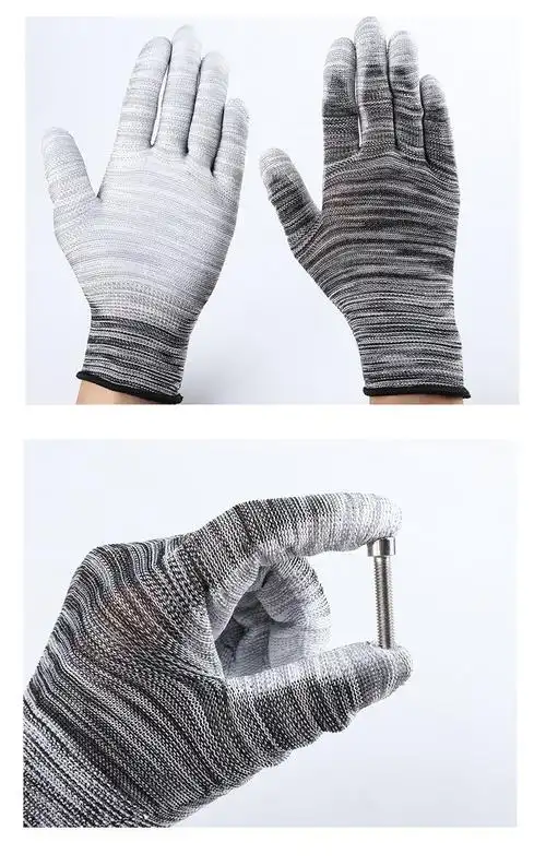 【1-12双装橡胶手套】男女工作耐磨防滑透气薄款胶手套批发w0 【白色