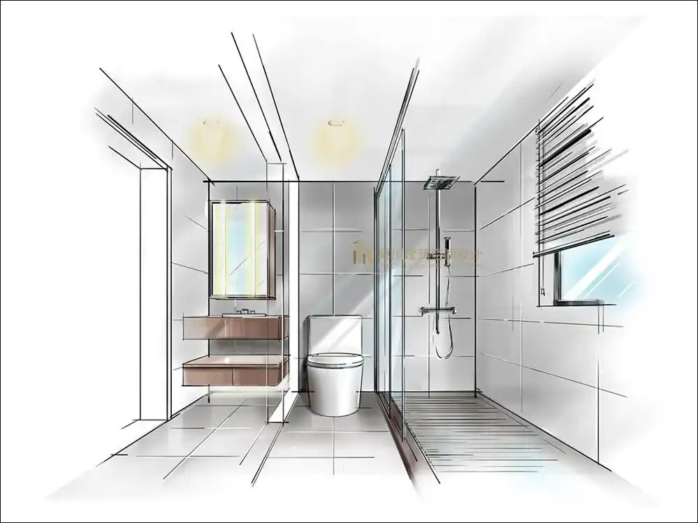 金华燕花园108平米现代简约风格四居室装修效果图