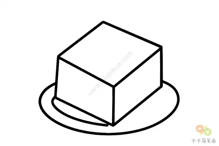 儿童英语启蒙 学习豆腐的英文_水果食物英文认知简笔画