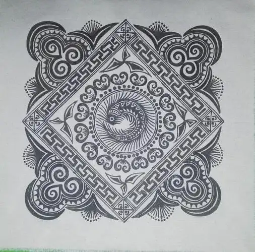 蜡染蜡画民族苗族贵州制作手工特色旅游商品苗族蜡染