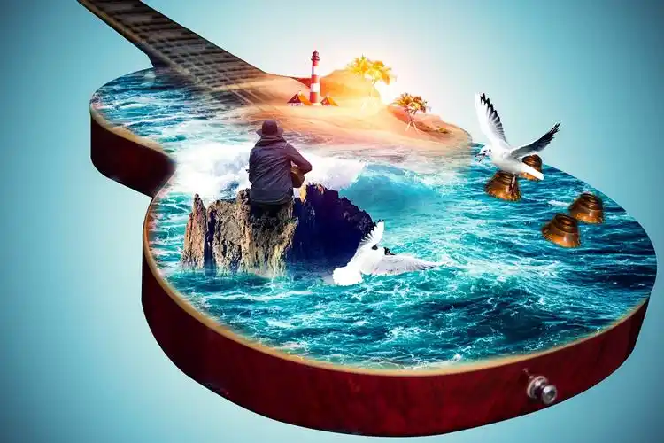 第31节:ps创意合成案例:梦幻的吉他大海 作业安排