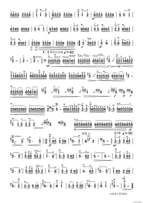 山村变了样(二胡独奏)