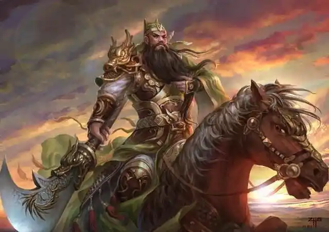 关羽最霸气的图片