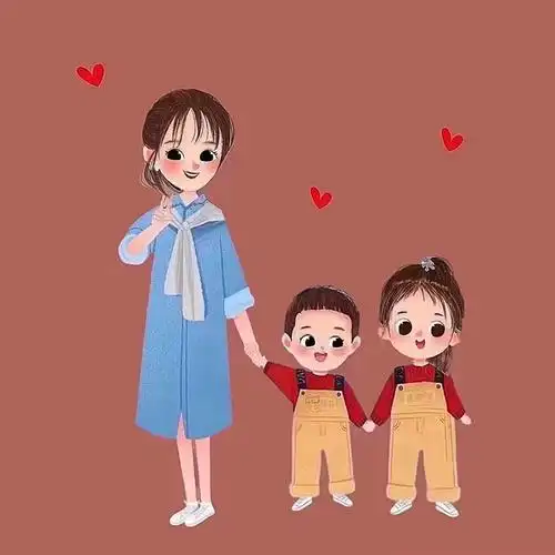 亲子头像一家三口