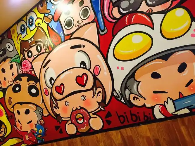 清潭洞烤肉店墙绘第二弹