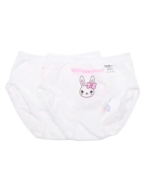 > 女童白色内裤