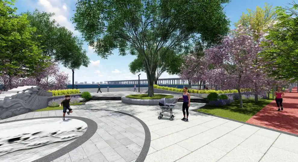 首发占地74万㎡大沥北环路滨河景观工程来了