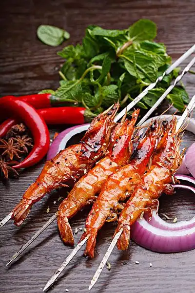 烧烤虾图片_图片大全