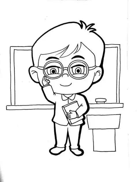 职业人简笔画人物