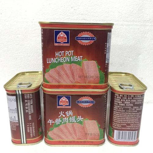 火锅午餐肉罐头340g*24罐梅林天子午餐肉火锅食材串串