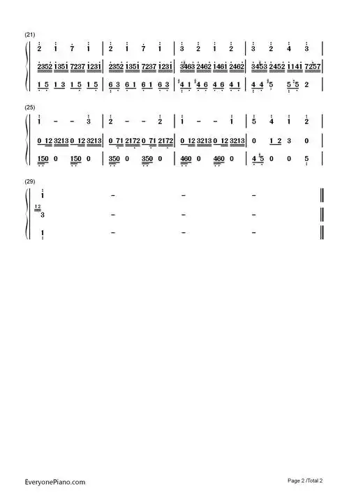 不能说的秘密路小雨钢琴简谱-周杰伦演唱-看谱啦