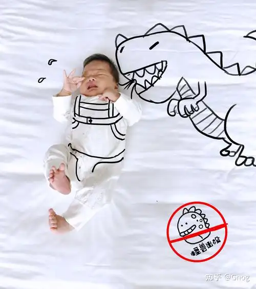 小宝宝的创意满月照(手机拍摄 后期涂鸦) - 知乎