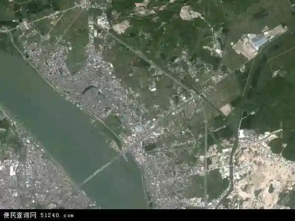 中国广东省潮州市湘桥区意溪镇地图(卫星地图)