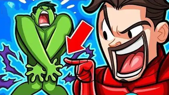 绿巨人裤子炸了!光着腚在街上吹风,好在钢铁侠及时救场